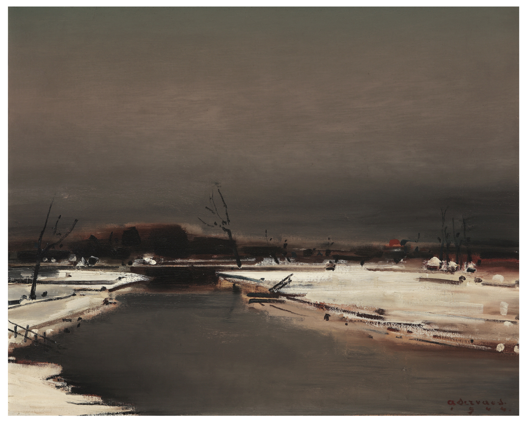 The Leie in winter
